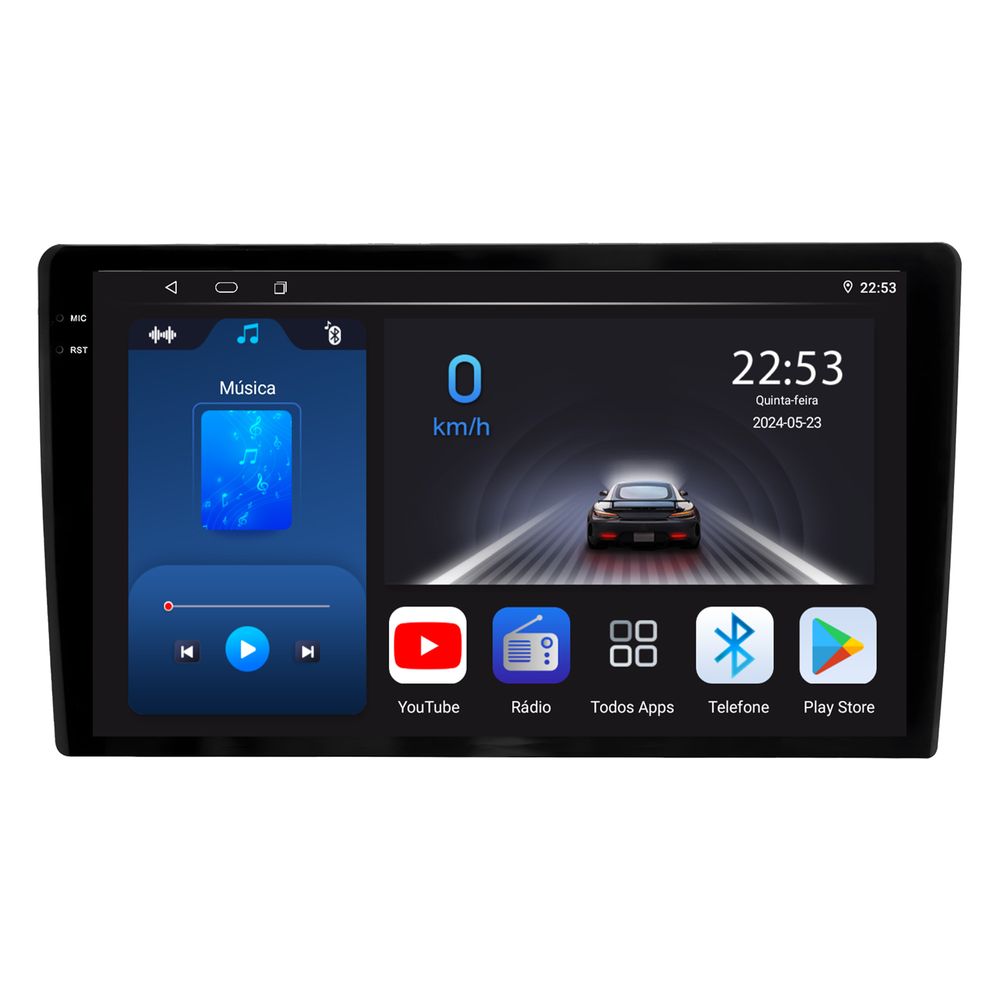 PAD 9 UPPERTECH OCTAULTRA C/ CARPLAY E ANDROID AUTO 4RAM/64GB